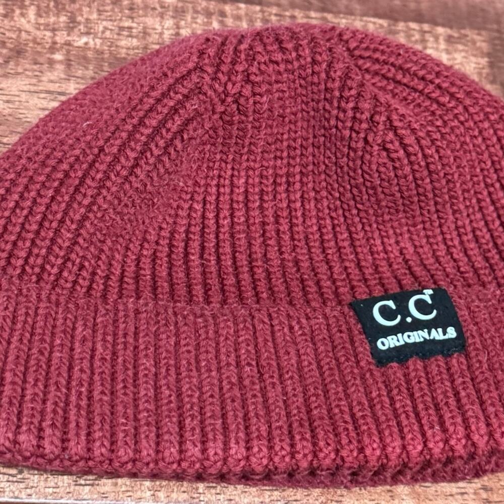 C.C Beanie Winter Hat Red